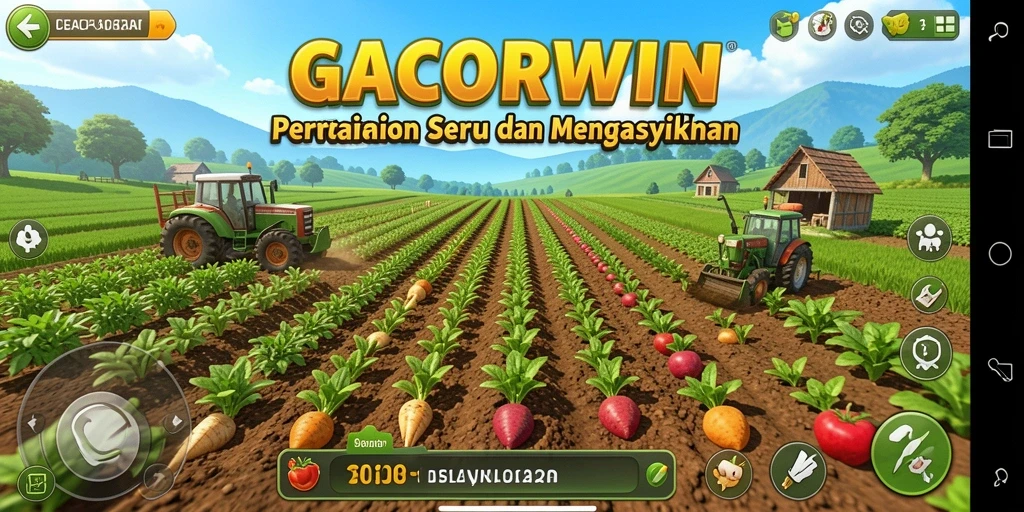 Gameplay menarik saat berkebun di GACORWIN.