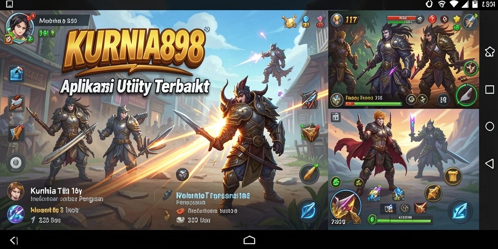 Tampilan antarmuka <strong>KURNIA898</strong> yang user-friendly dan menarik.