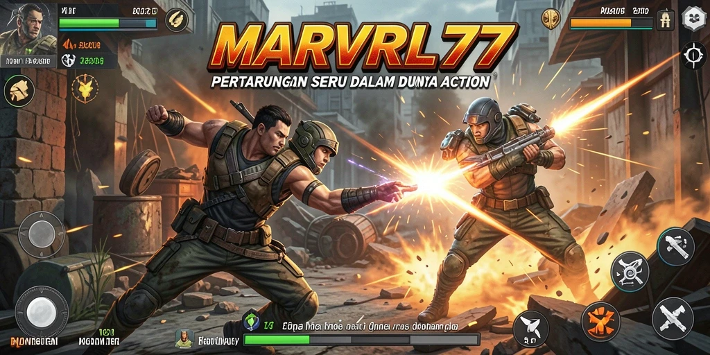 Tampilan gameplay MARVRL77 yang mengasyikkan dan penuh aksi.