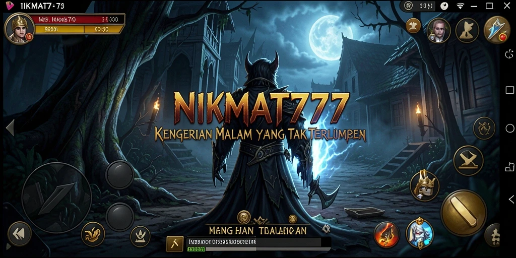 Screenshot NIKMAT777 menampilkan suasana mencekam dan gameplay yang menakutkan.