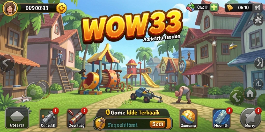 Tampilan gameplay WOW33 yang menawan dan interaktif dalam kategori Idle.
