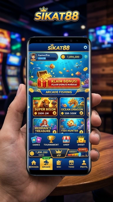 Screenshot proses unduh aplikasi di sikat88.